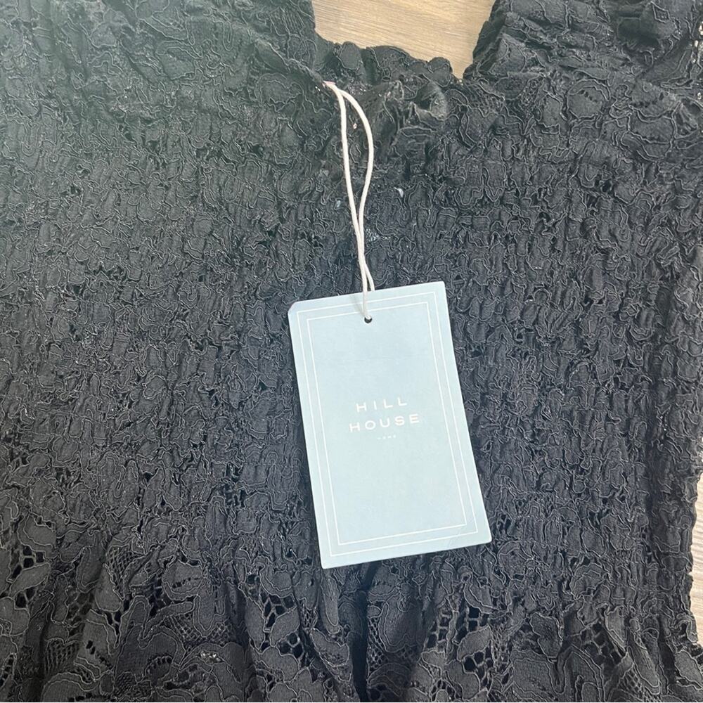 Hill House Lace Ellie Nap Dress Black size S small - Picture 4 of 6